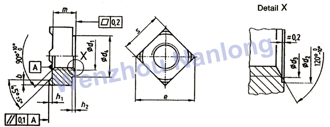 DIN 928 - Square Weld Nuts